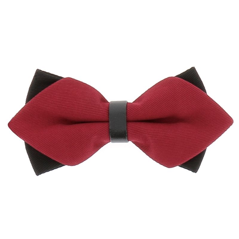 Noeud Papillon Rouge Double