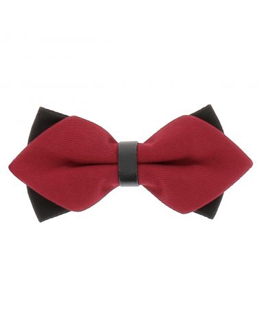 Noeud Papillon Rouge Double