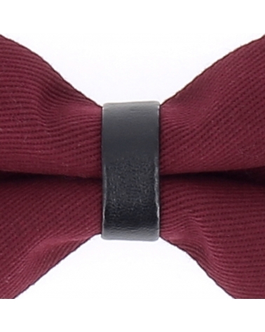 Noeud Papillon Bordeaux Double