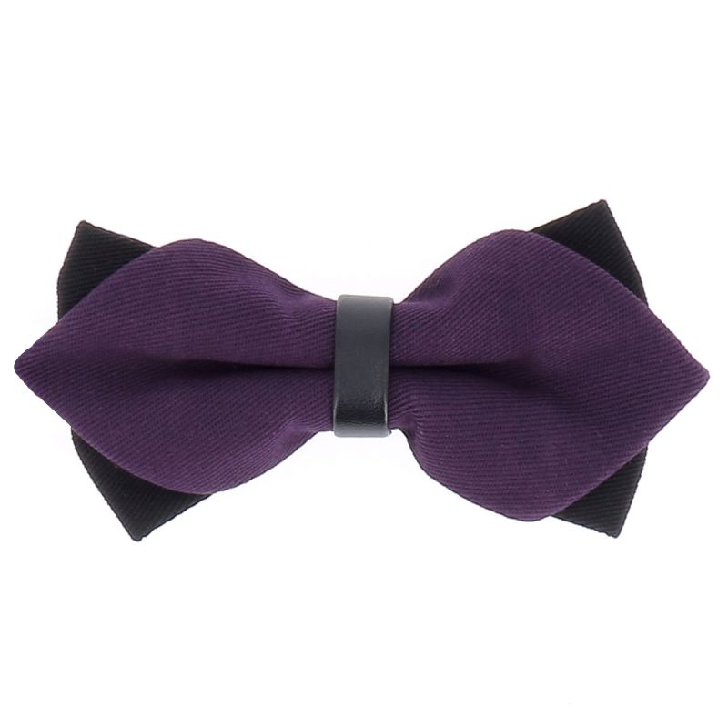 Noeud Papillon Violet Double